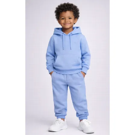 Conjunto Infantil Moletom Menino Calça Punho Blusa Capuz