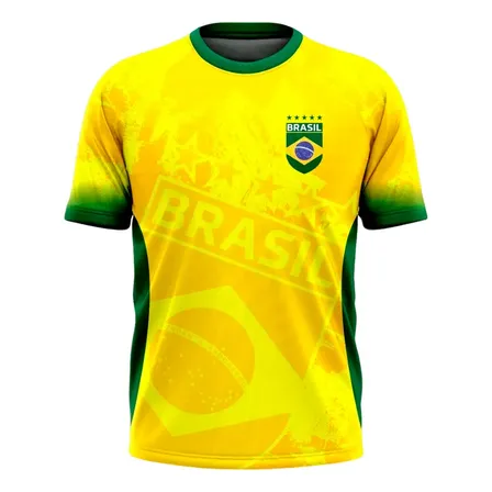 Camiseta Seleção Brasileira Torcedor Patriota Do Brasil