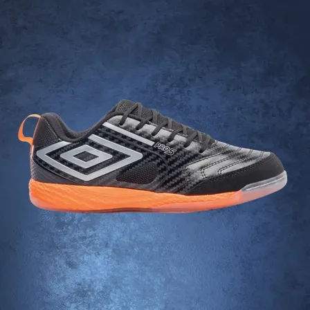 Chuteira Futsal Umbro Pro 5 Bump Original Couro Natural