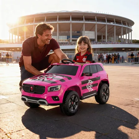 Carrinho Elétrico Infantil Flamengo Oficial Ed. Limitada