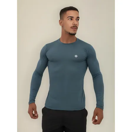 Camiseta Proteçao Sol Uv50+ Elastano Academia Treino Térmica