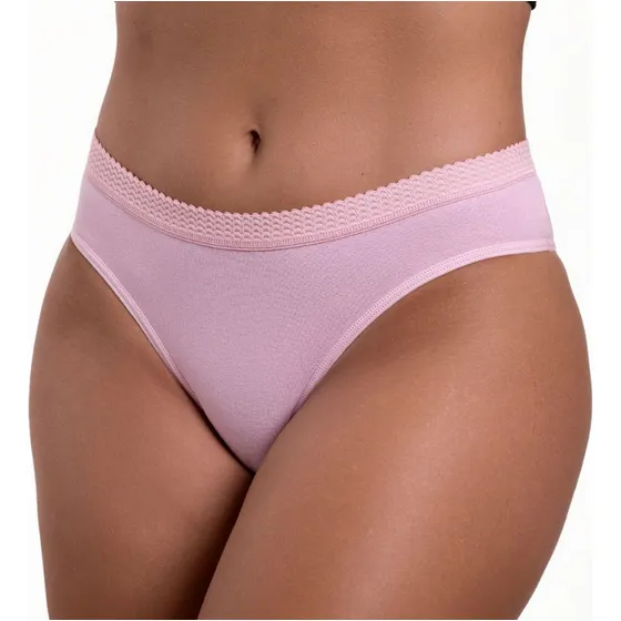 Kit 10 Calcinhas Algodão Cós Largo Conforto Tanga Feminina