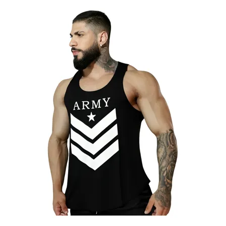 Regata Masculina Fitness Viscolycra - Academia, Crossfit