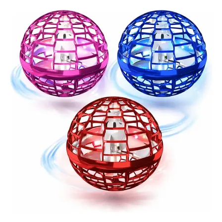 Bola Voadora Spinner Drone Led Brinquedo Colorido Divertido