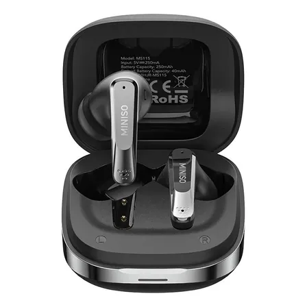 Miniso-ms115 Headset Bluetooth Ows Redução De Ruído E Som Hd