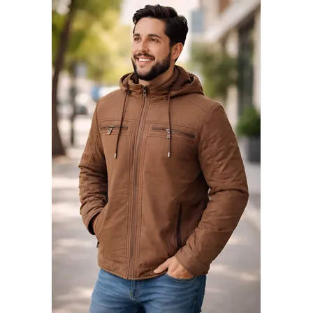 Jaqueta Casaco Masculino Parka Sarja Material Premium Frio