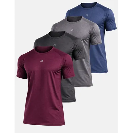 Kit 4 Camisetas Dry Fit Masculina Academia Leve Confortável