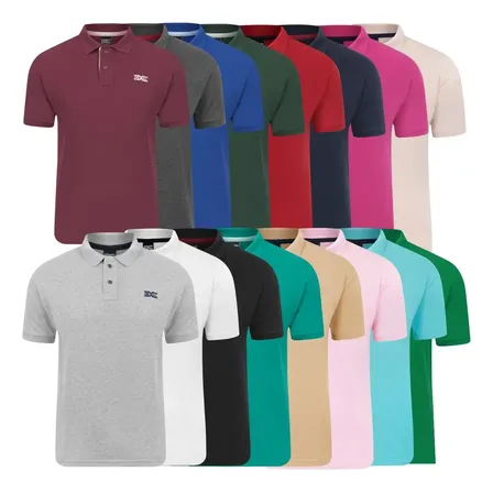 Kit Com 10 Camisa Gola Polo Masculina Premiun Luxo Revenda