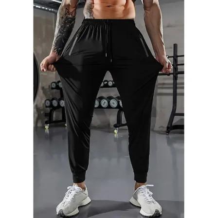 Calça Tactel Masculina Slim Jogger Esportiva Academia Treino