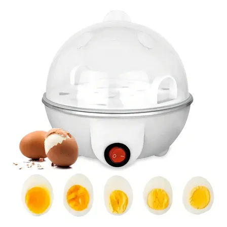 Cozedor Elétrico Vapor Cozinha Multi Funções Ovos Egg Cooker Cor Azul Frequência 50hz 220v 50 Hz