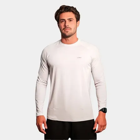 Camisa Proteção Uv Manga Longa Esportiva Raglan Academia