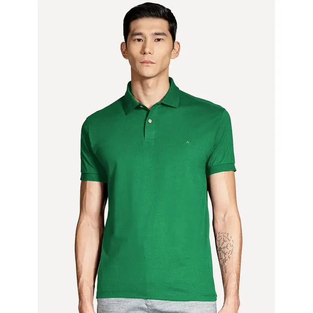 Polo Aramis Masculina Basic Piquet Mono Verde