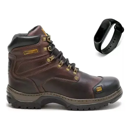 Bota Impermeavel Coturno Adventure 100% Couro Legitimo