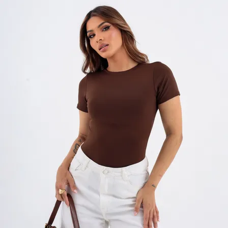 Blusa Feminina Suplex Com Forro Duplo