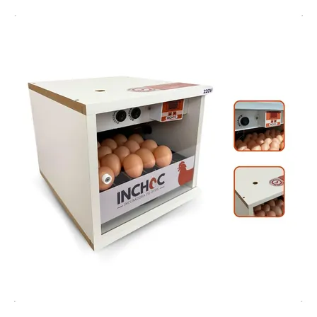 Chocadeira De Ovos 28 Galinha + Rolagem Automática