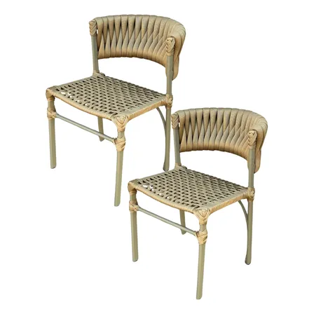 Kit 2 Bancos Moderno Cadeira Sala De Jantar Alumínio Oferta