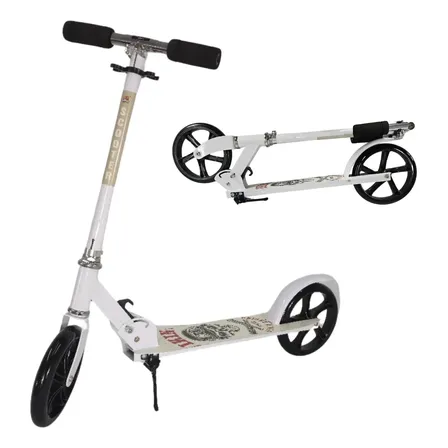 Patinete Adolescente Até 100kg Scooter Dobrável Adulto
