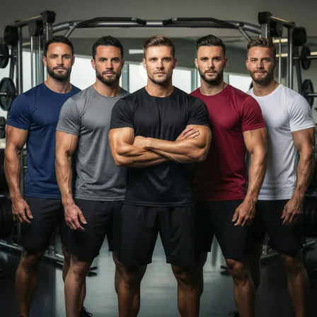 Kit 5 Camisas Masculina Básicas Dry Fit Lisa Academia