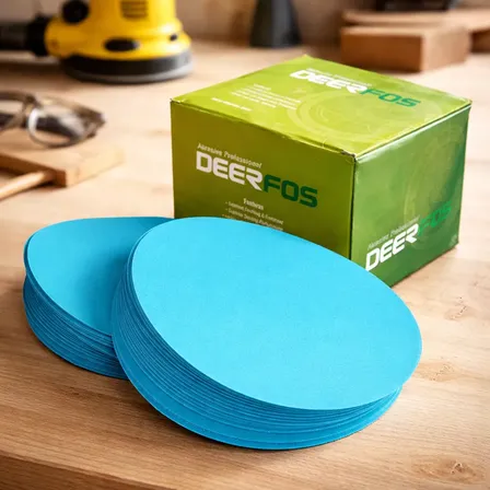 Lixa Deerfos Hookit 125mm P80 A P2000 Com Velcro 5 Pol 10un