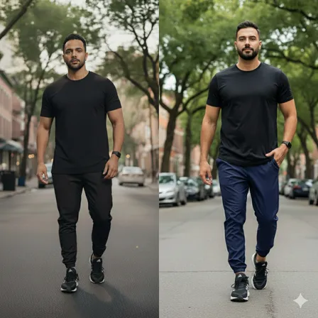 Kit 2 Calça Elastano Jogger Masculina