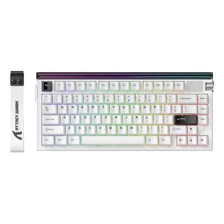 Teclado Mecânico Para Jogos Rgb Com Fio Attack Shark R85he