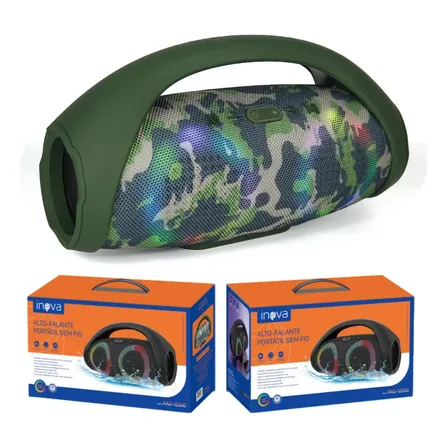 30w Caixa De Som Bluetooth Portátil Boombox Estéreo Tws 15h