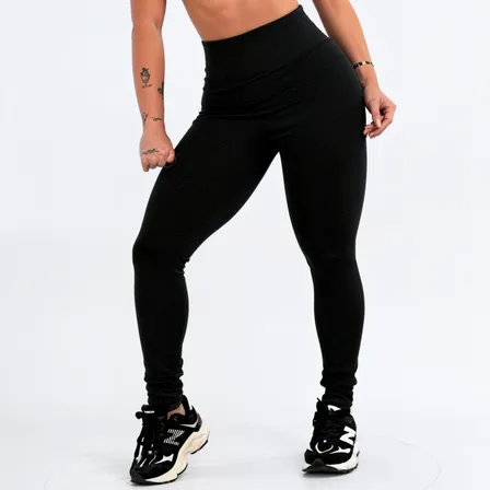 Calça Legging Leg Zero Transparência Cintura Alta Academia