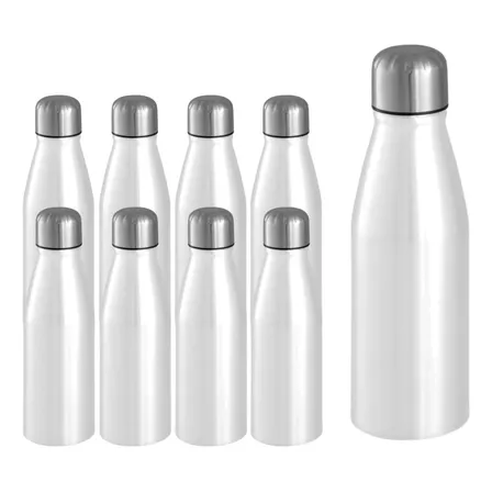 Kit 10 Garrafas Squeezes De Água 500ml