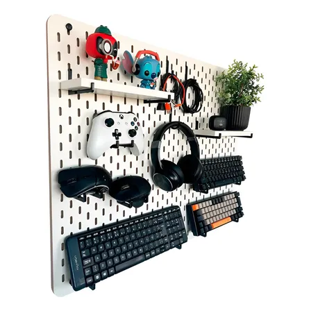 Pegboard Premium Grande Mdf Setup Gamer Home Top 89x59cm Gg