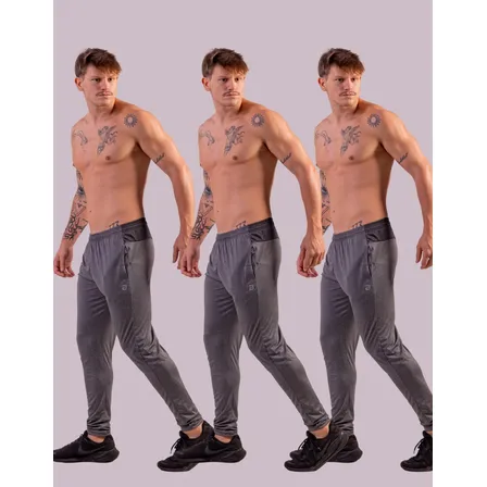 Kit 3 Calça Masculina Fitness Academia Esportiva Premium