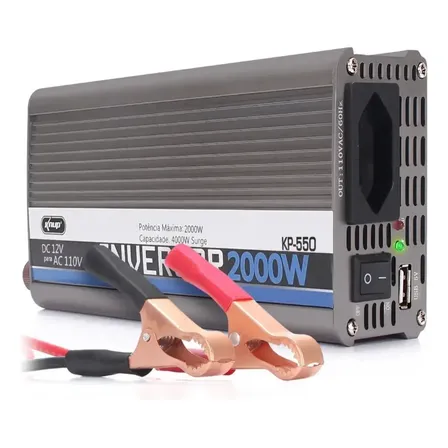 Inversor 12v Para 220v 110v 2000w Conversor De Tensão Knup