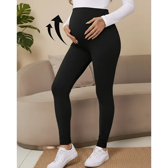 Calça Gestante Legging Maternidade Casual Leve Gravidez