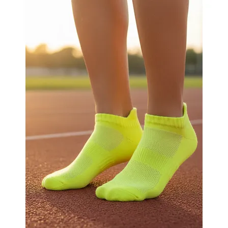 3 Pares Meia Soquete Esportiva Poliamida Corrida Caminhada