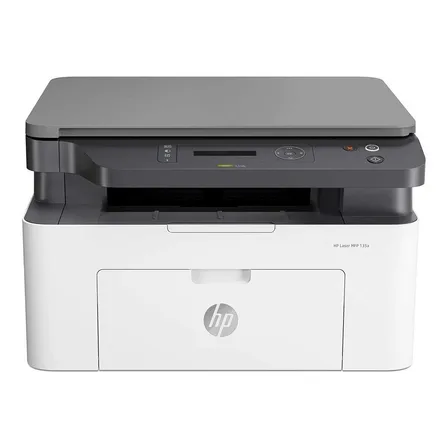 Impressora Multifuncional Monocromática Hp Laser Mfp 135a Branco/cinza 127v