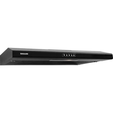 Depurador de Cozinha Suggar Delgado con Manta Slim com Manta de Parede Tamanho 80cm x 8.5cm x 48cm Cor Preto