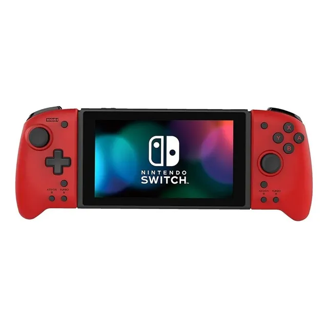 Controle Ergonômico Hori Nintendo Switch Split Pad Pro (Vermelho) Para Modo Portatil