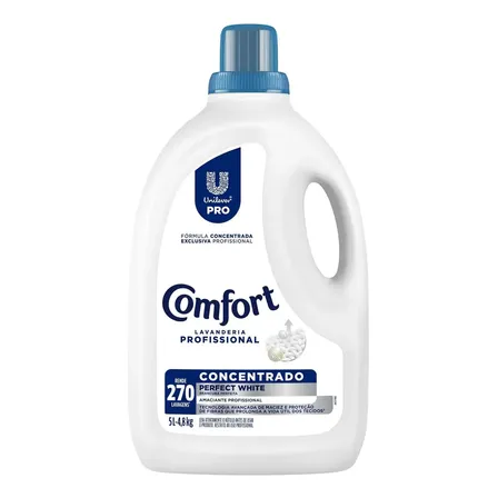 Amaciante concentrado Comfort Profissional Perfect White 5L Unilever