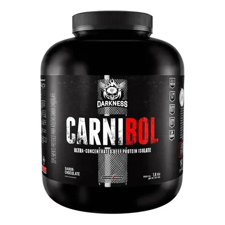 Suplemento En Pó Carnibol Darkness Proteína De Whey Pro Sabor Chocolate X 1.8kg