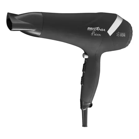Secador de Cabelo Britânia 2 Temperaturas 2000W SP3100N 127V