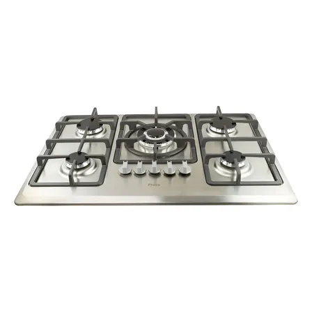 Fogão Cooktop Com Alimentação Gás - Philco Pct05itc Cor Prateado - 5 Queimadores 127/220v