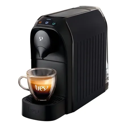 Cafeteira Passione Automática Multipressão Três Corações Preto Brilhante 220v