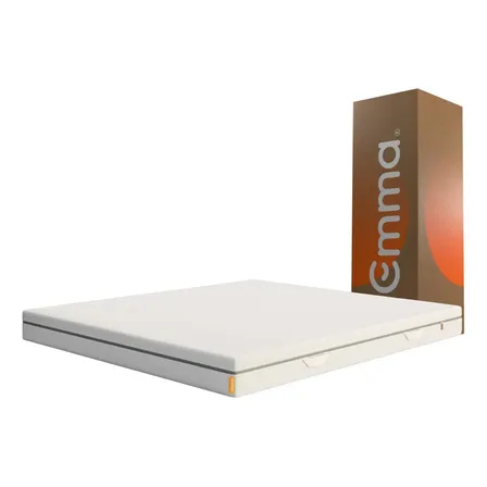 Colchão Emma Duo - Espuma Dupla Face - Casal (138x188cm) Cor Branco