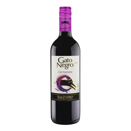 Vinho Tinto Seco Chileno Carménère 750ml Gato Negro