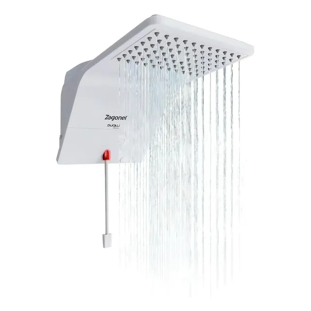 Chuveiro Eletrônico Ducali Branco Zagonel 127v 5.5 Kw