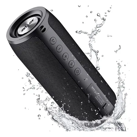 Caixa Bluetooth Portátil Zealot S51 à Prova D'Água 5.1 Som Potente Preto