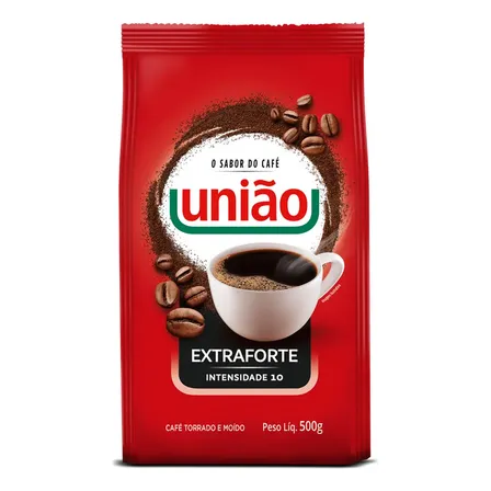 Café União Torrado e Moído Extraforte 500g Pacote