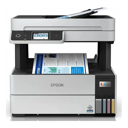 Impressora Multifuncional Colorida Ecotank Epson L6490 Wi-fi Preto 127/220v