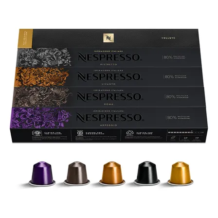 Cápsulas De Café Original Nespresso Variados - 50 Cápsulas