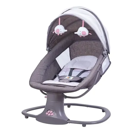 Cadeira de balanço para bebê Mastela Premium elétrica rosa