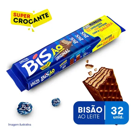 Chocolate Bisão Ao Leite 201,6g